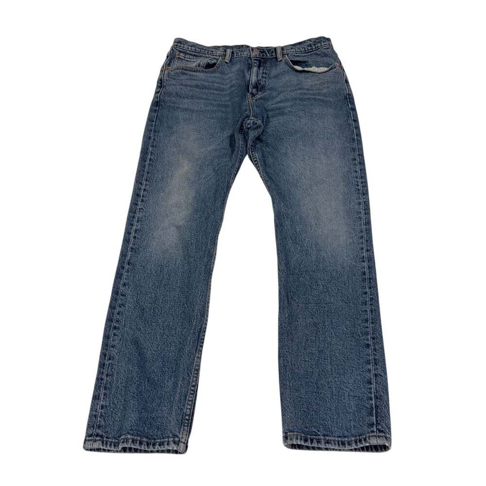 Levi's 502 Regular Taper Blue Jeans Mens W32 L32 
5 pocket